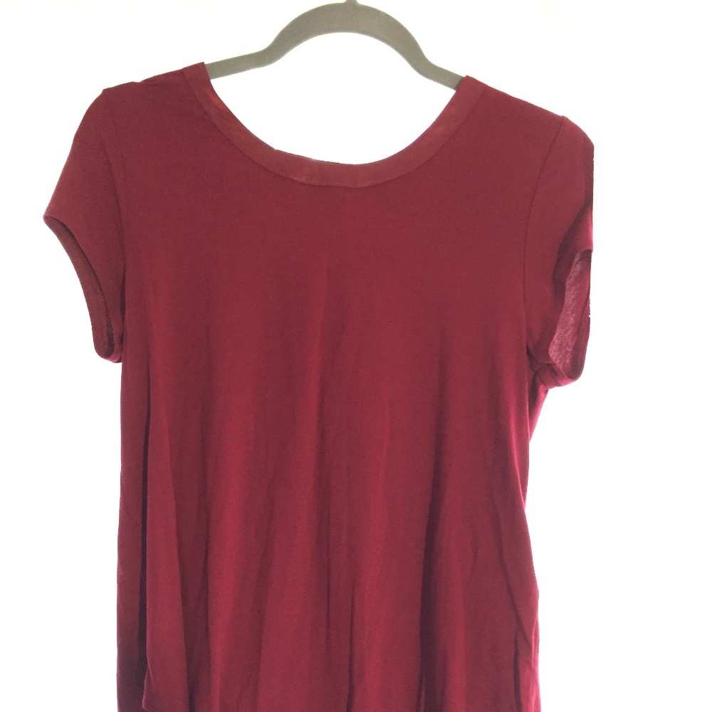 Alfani Red Simple Shirt